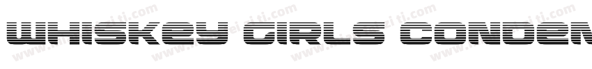 Whiskey Girls Condensed字体转换
